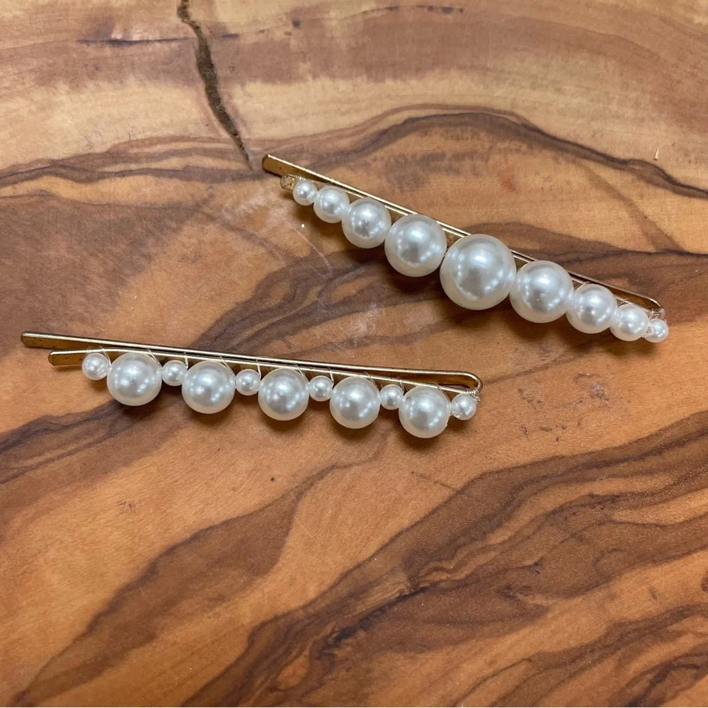 Chic Pearl Hair Clips Pins